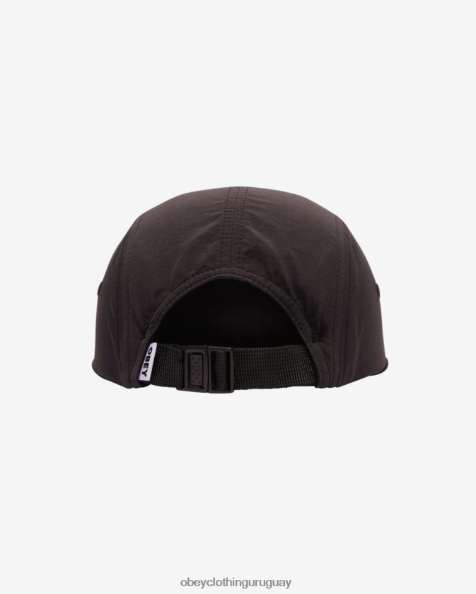OBEY negro hombres gorra camp con parche de ícono 28XT8J425