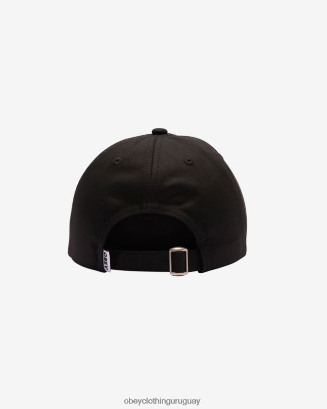 OBEY negro hombres gorra studios 28XT8J442