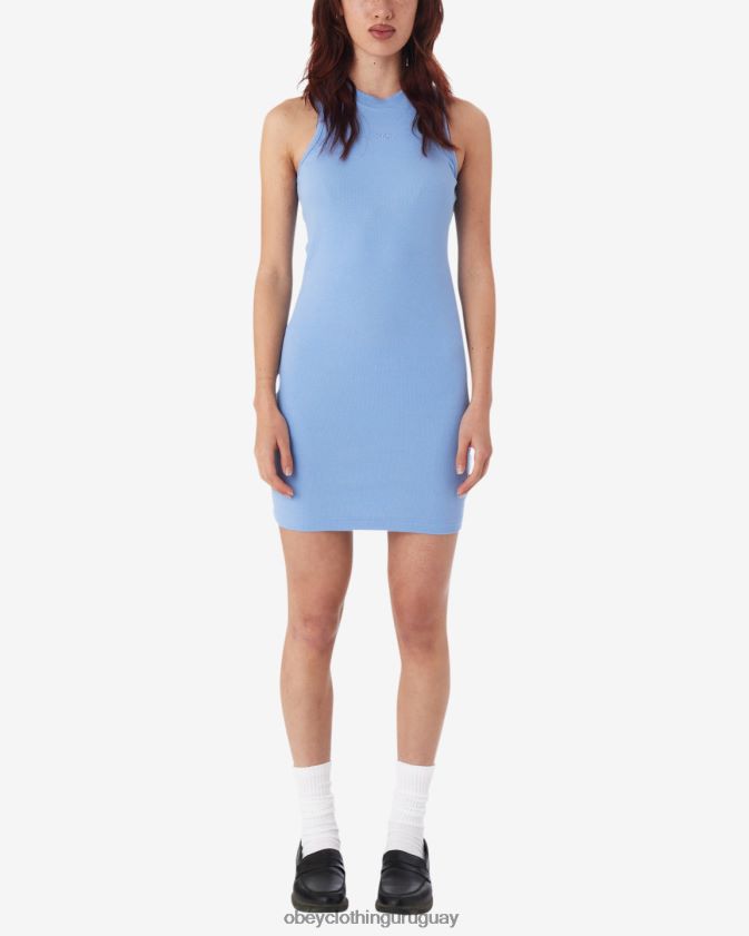 OBEY hortensia mujer vestido de punto de canalé 28XT8J586