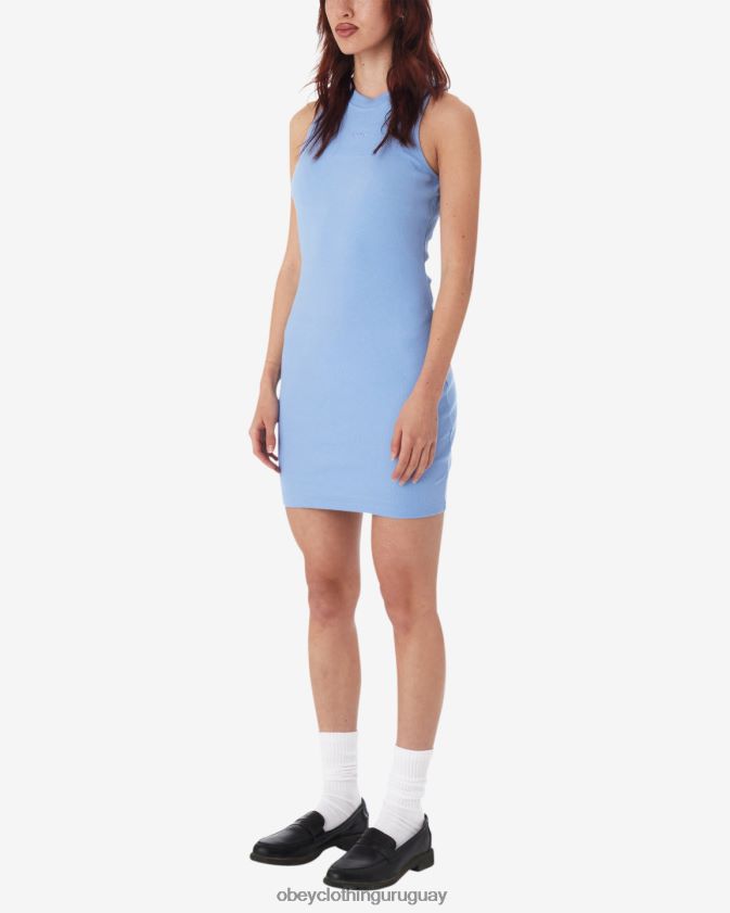 OBEY hortensia mujer vestido de punto de canalé 28XT8J586