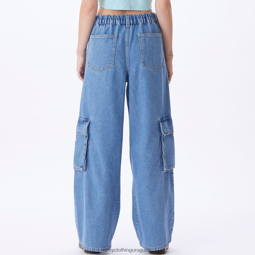 OBEY índigo claro mujer buscar carga denim 28XT8J678