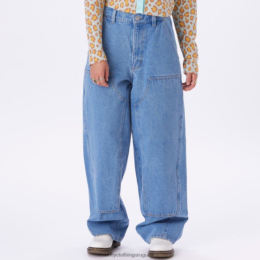 OBEY índigo claro mujer denim holgado leah 28XT8J666
