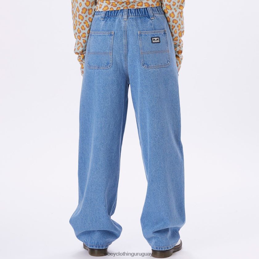 OBEY índigo claro mujer denim holgado leah 28XT8J666