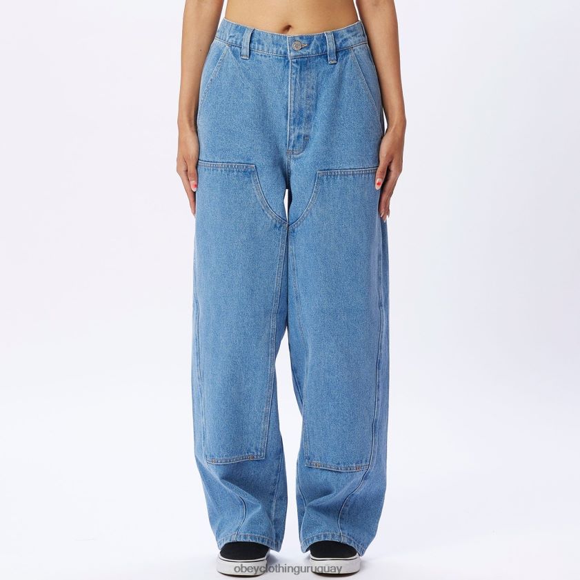 OBEY índigo claro mujer denim holgado leah ii 28XT8J665