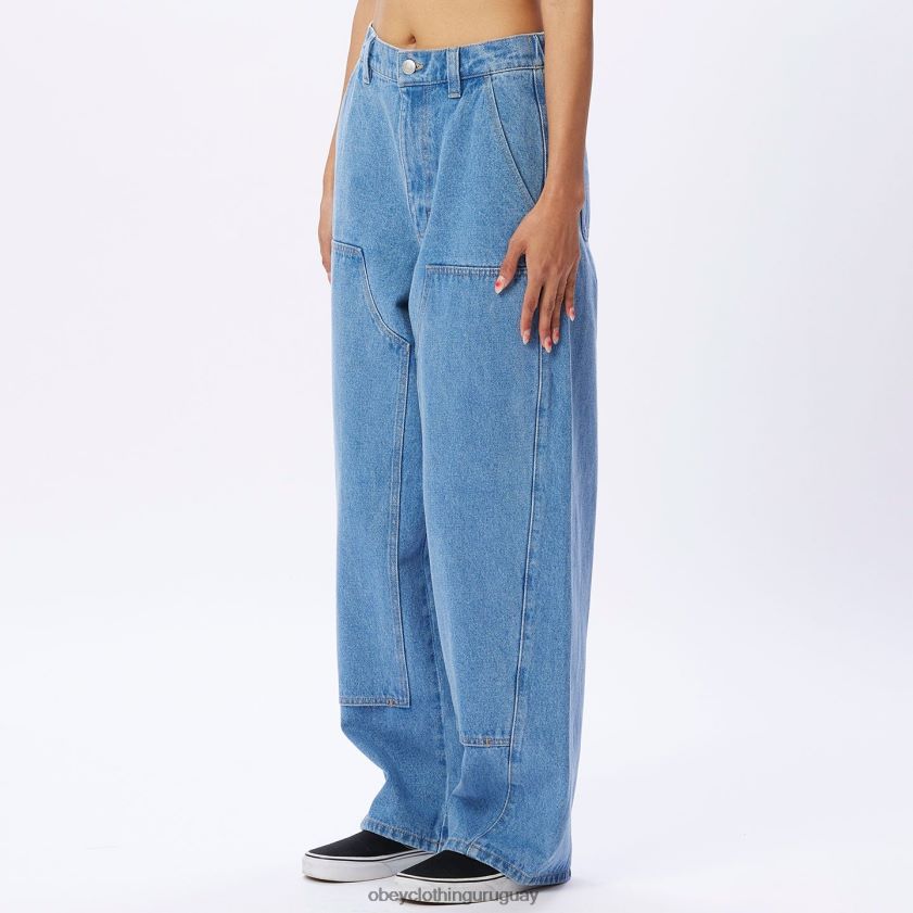 OBEY índigo claro mujer denim holgado leah ii 28XT8J665