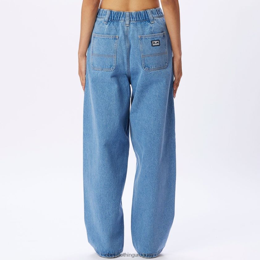 OBEY índigo claro mujer denim holgado leah ii 28XT8J665