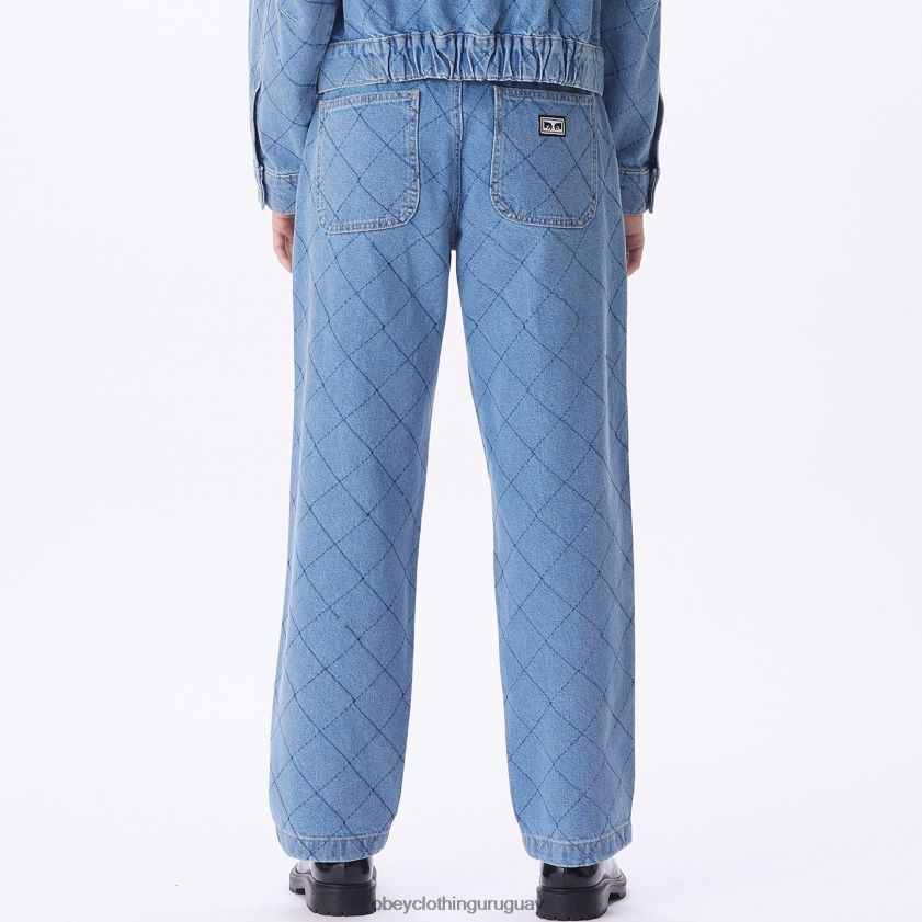 OBEY índigo claro multicolor mujer denim denim diamante fácil 28XT8J675
