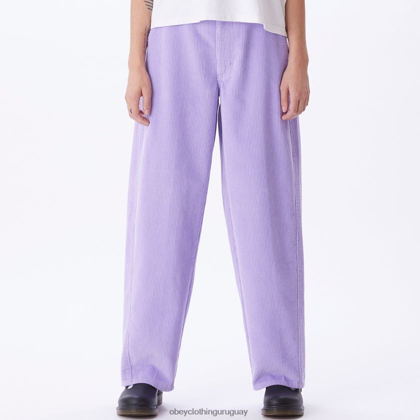 OBEY Rosa purpura mujer pantalon donna big pana 28XT8J669