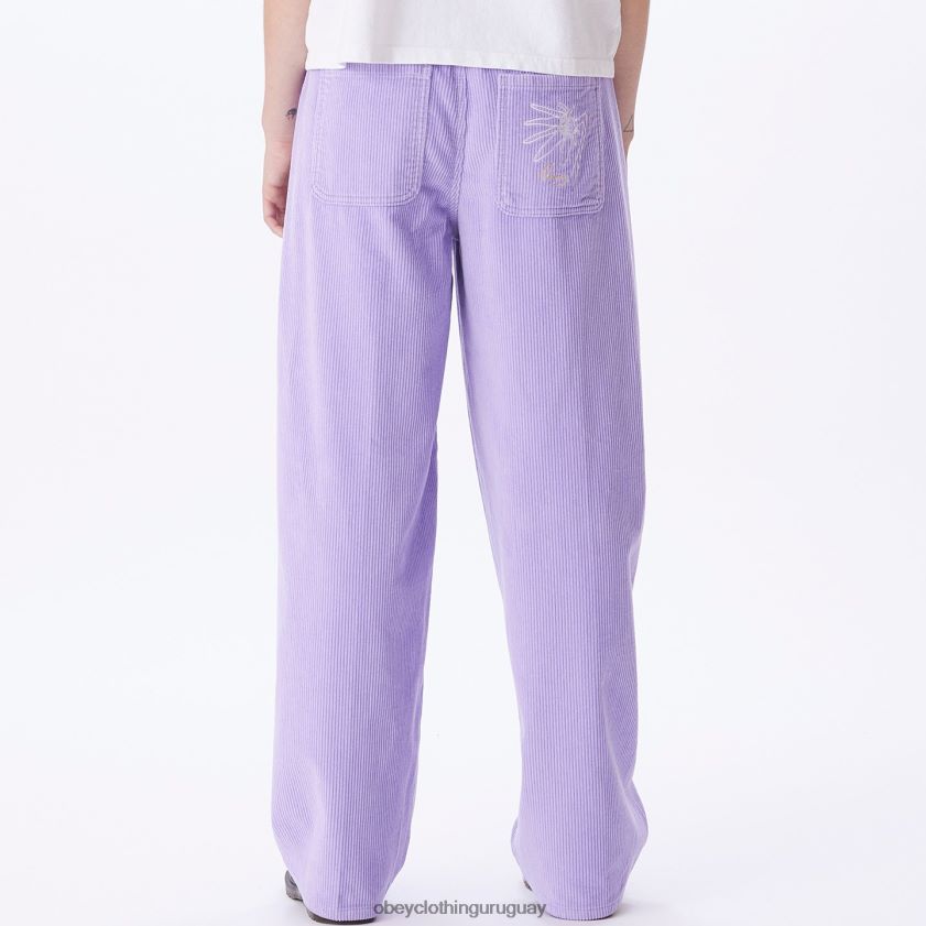 OBEY Rosa purpura mujer pantalon donna big pana 28XT8J669