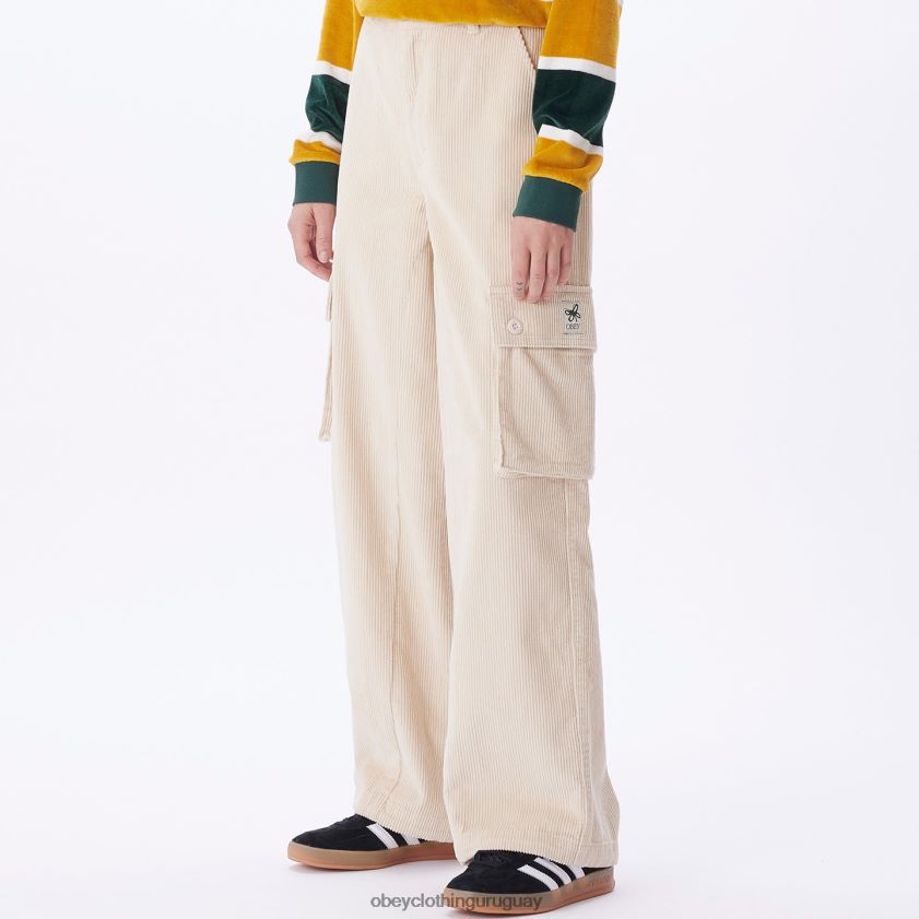 OBEY arcilla mujer pantalones cargo holgados andrea 28XT8J656
