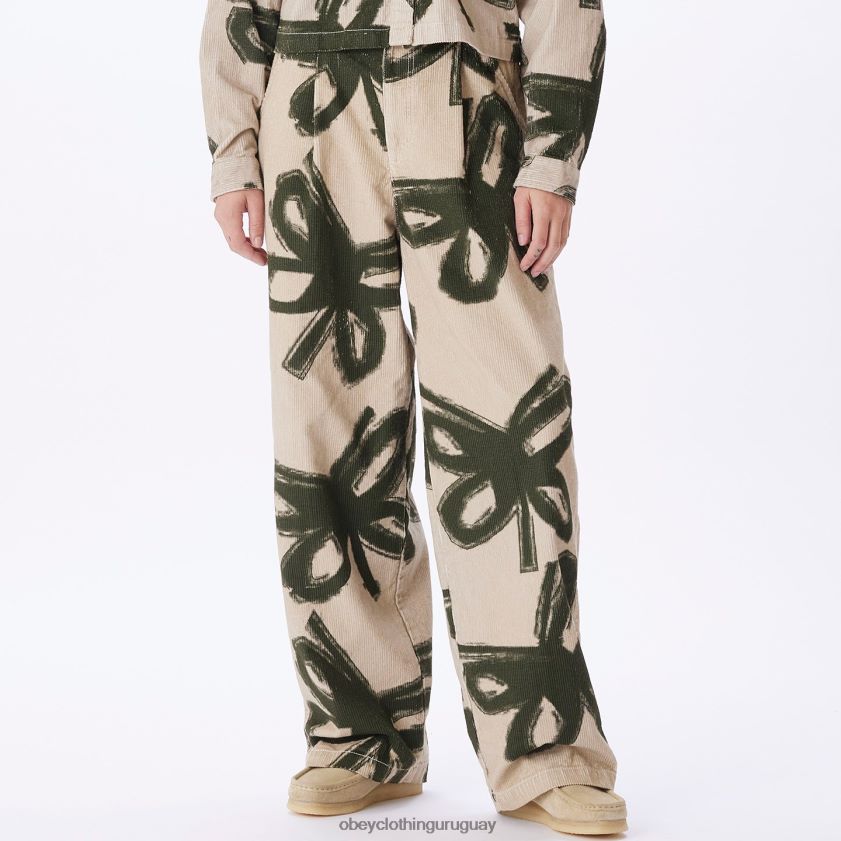 OBEY arcilla multi mujer pantalón nabi baggy de pana 28XT8J650