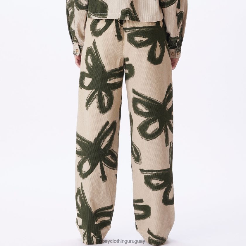 OBEY arcilla multi mujer pantalón nabi baggy de pana 28XT8J650