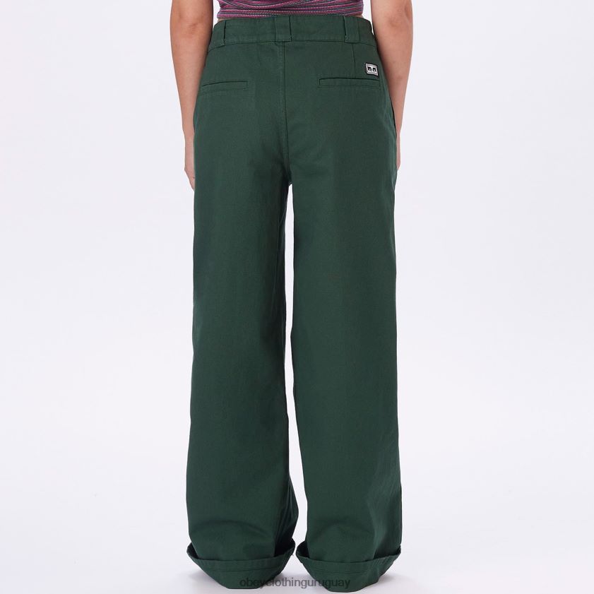 OBEY cedro oscuro mujer pantalón de trabajo mila 28XT8J686