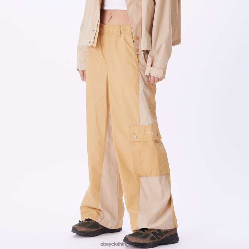 OBEY crema irlandesa mujer pantalón cargo dylan 28XT8J698