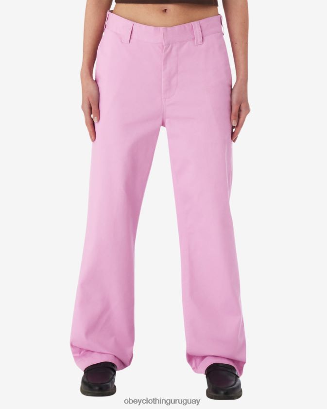 OBEY lavanda pastel mujer pantalón diario 28XT8J520