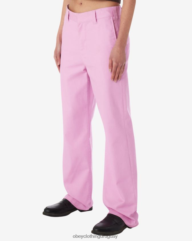 OBEY lavanda pastel mujer pantalón diario 28XT8J520