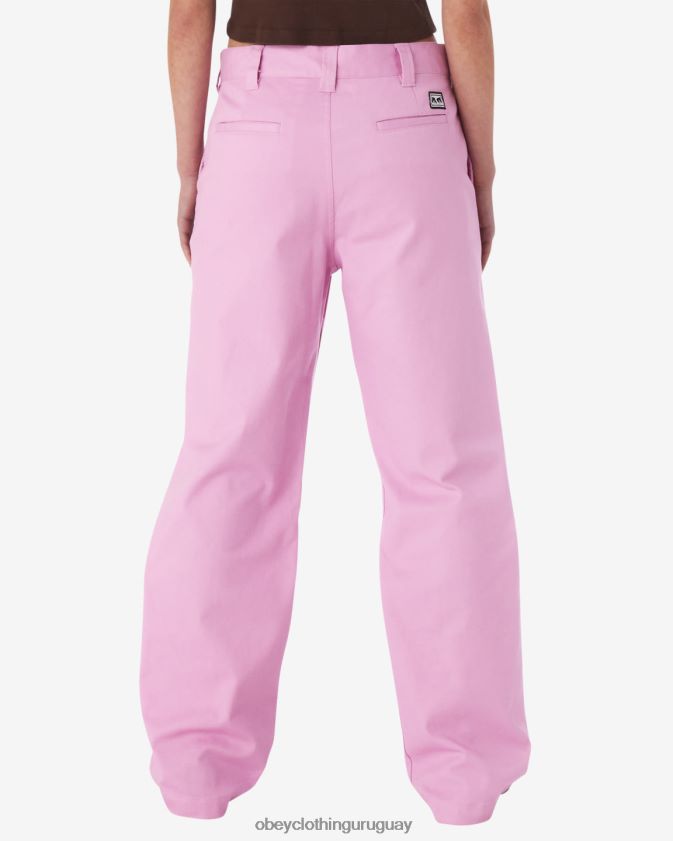 OBEY lavanda pastel mujer pantalón diario 28XT8J520