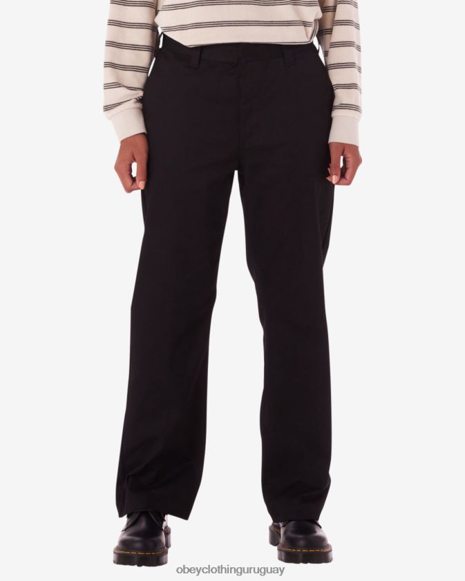 OBEY negro mujer pantalón diario 28XT8J519