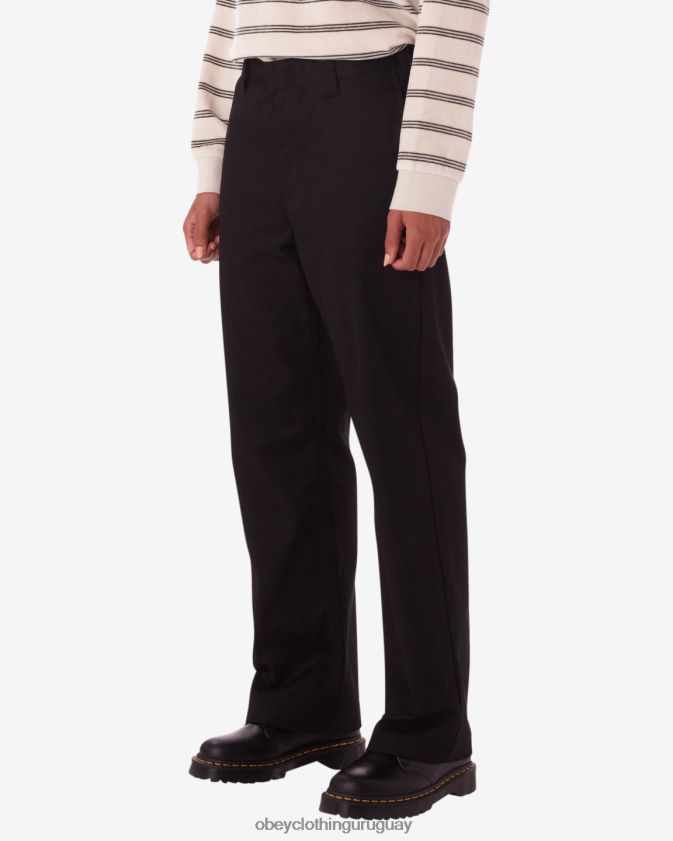 OBEY negro mujer pantalón diario 28XT8J519