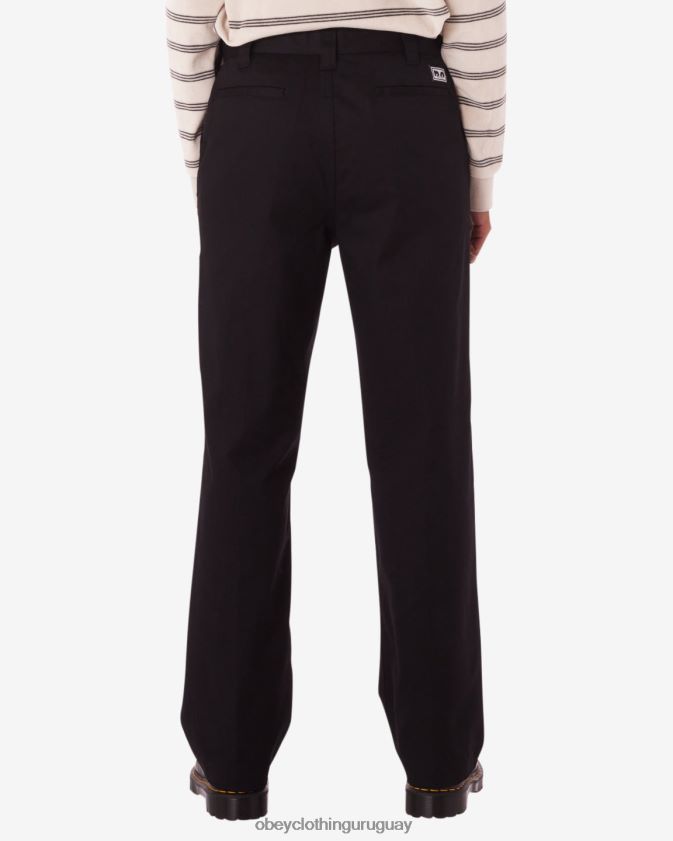 OBEY negro mujer pantalón diario 28XT8J519