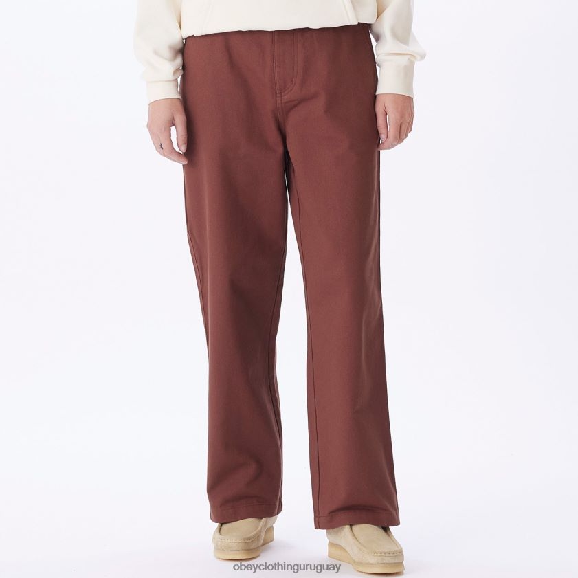 OBEY sepia mujer pantalón de carpintero brighton 28XT8J680