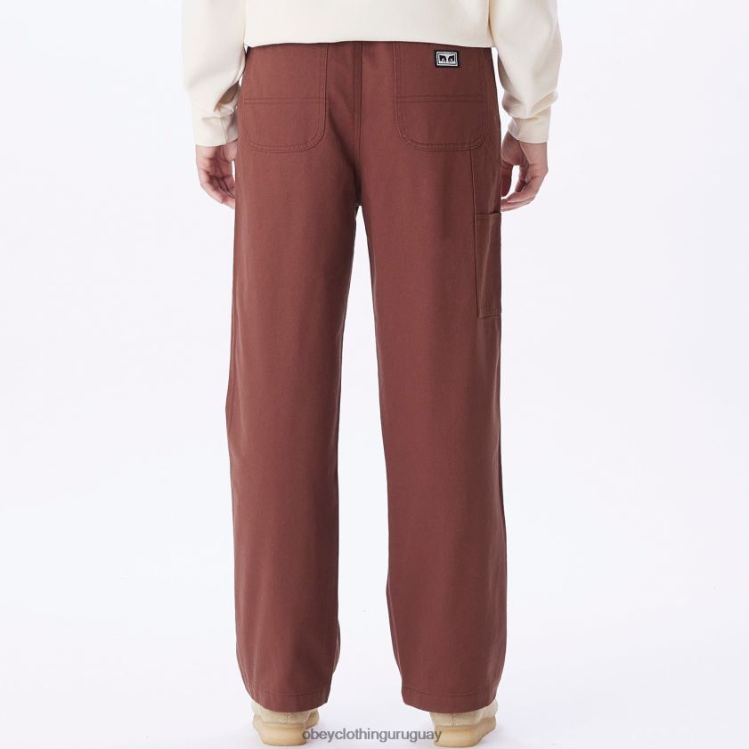 OBEY sepia mujer pantalón de carpintero brighton 28XT8J680