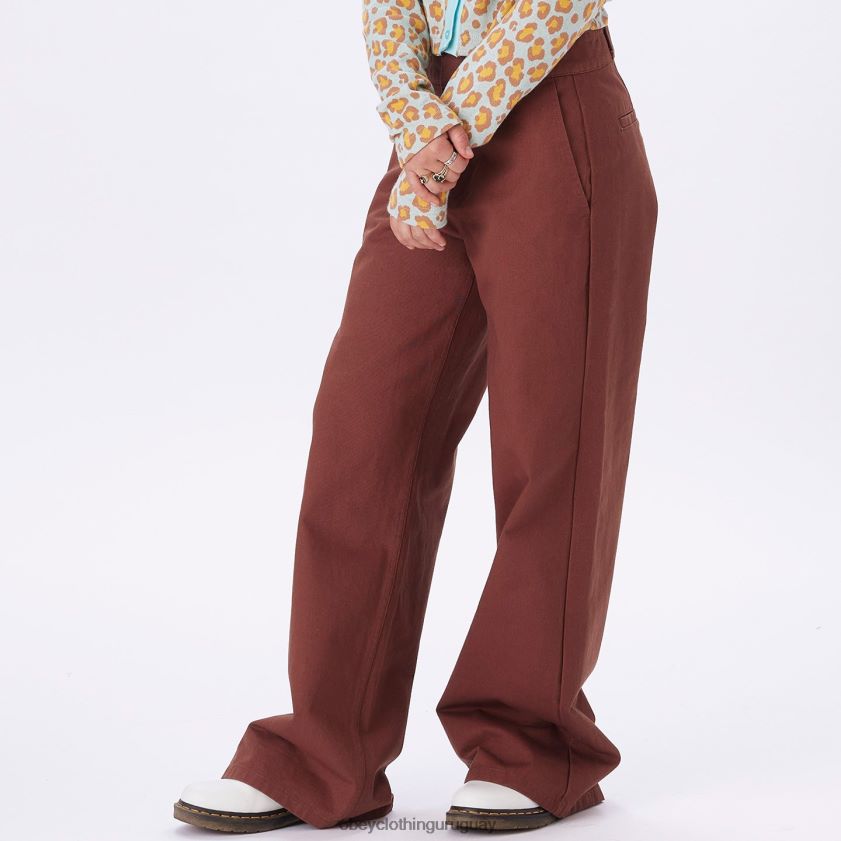 OBEY sepia mujer pantalón de trabajo mila 28XT8J687