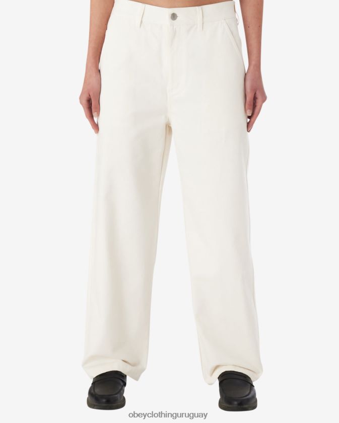 OBEY sin blanquear mujer pantalón de carpintero brighton 28XT8J514