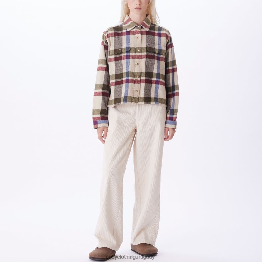 OBEY arcilla multi mujer camisa viola 28XT8J711