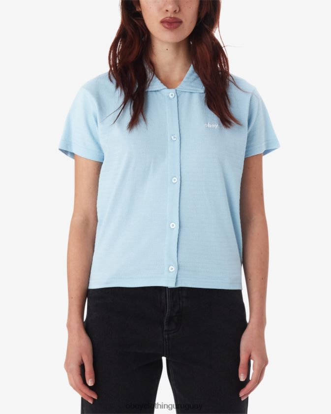 OBEY cielo limpio mujer botón abajo 28XT8J562