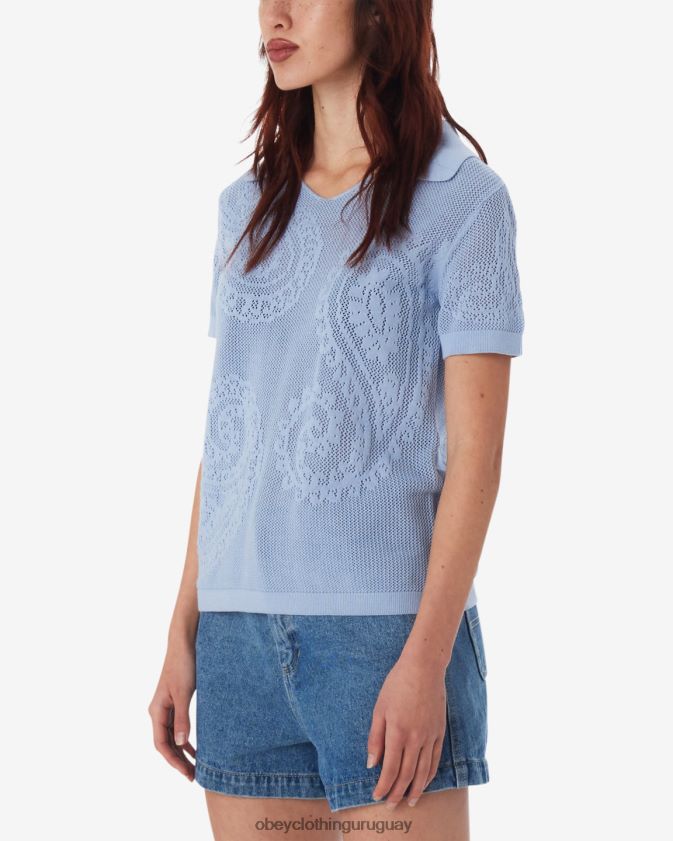 OBEY hortensia mujer camisa de punto abierta briana 28XT8J580