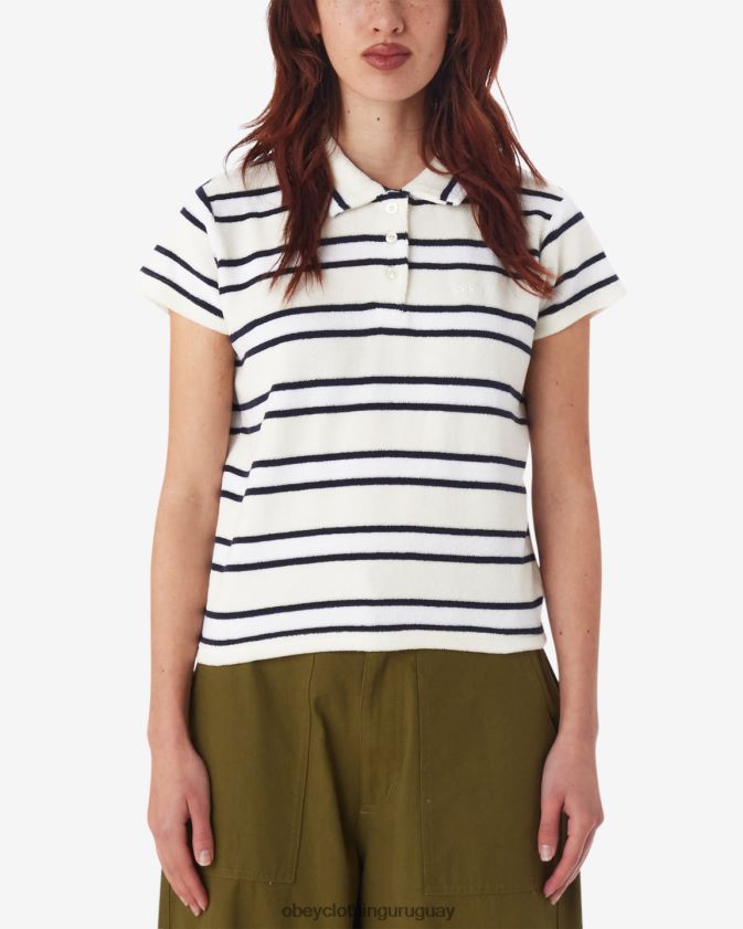 OBEY multi sin blanquear mujer polo a rayas sol 28XT8J574