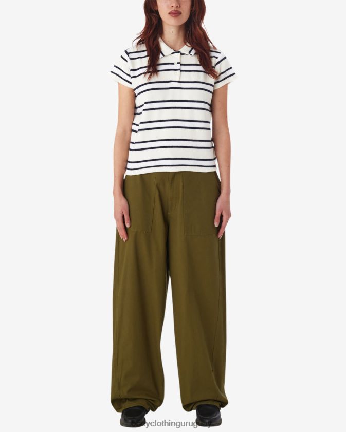 OBEY multi sin blanquear mujer polo a rayas sol 28XT8J574