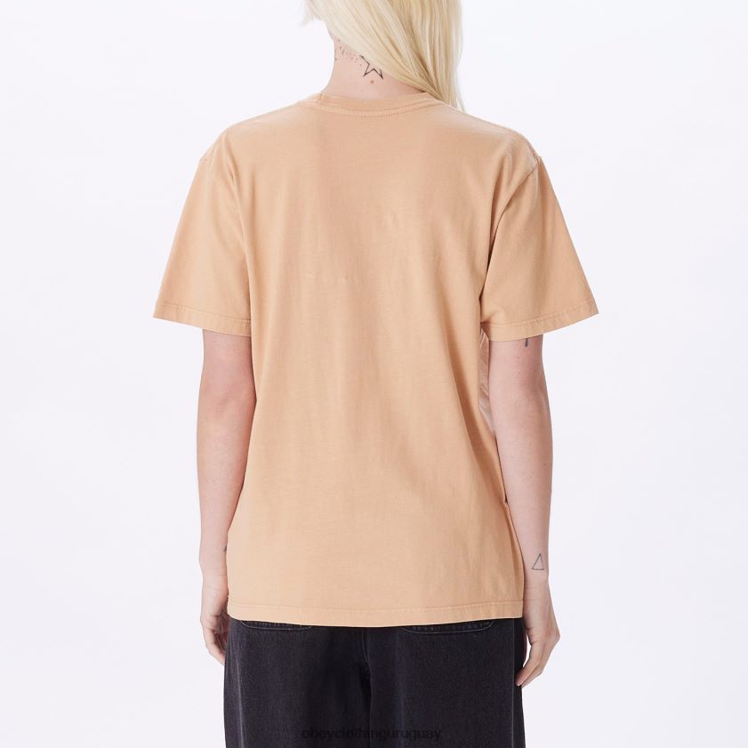 OBEY pata de conejo mujer camiseta con elección de tinte pigmentado de mariposa 28XT8J747