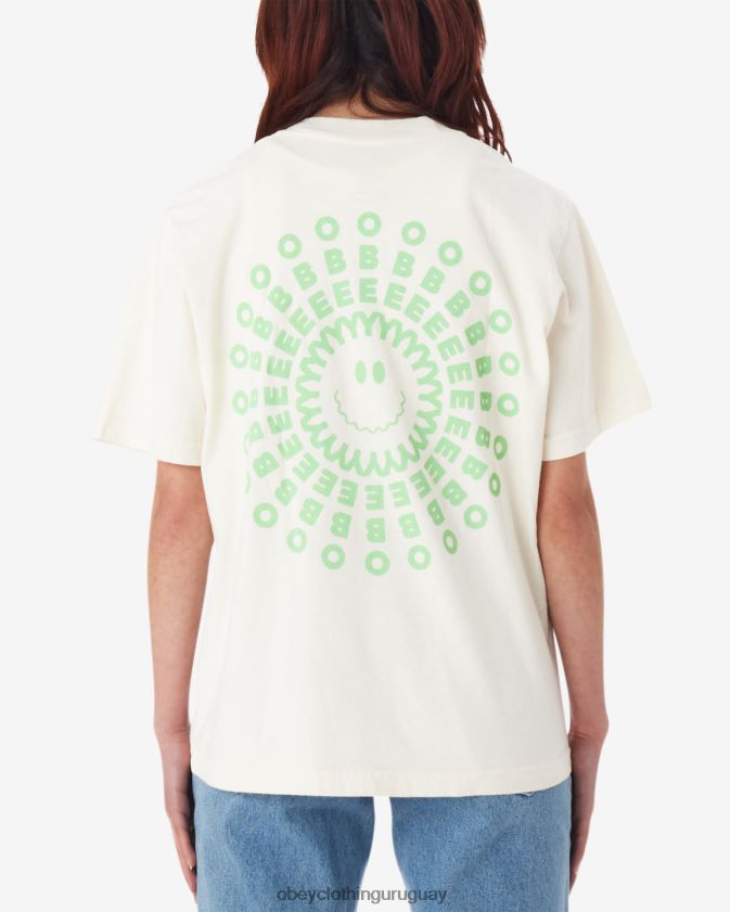 OBEY pigmento sin blanquear mujer camiseta con pigmento irradiado 28XT8J615