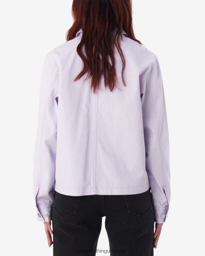 OBEY pétalo de orquídea mujer chaqueta de tarea rosa 28XT8J596