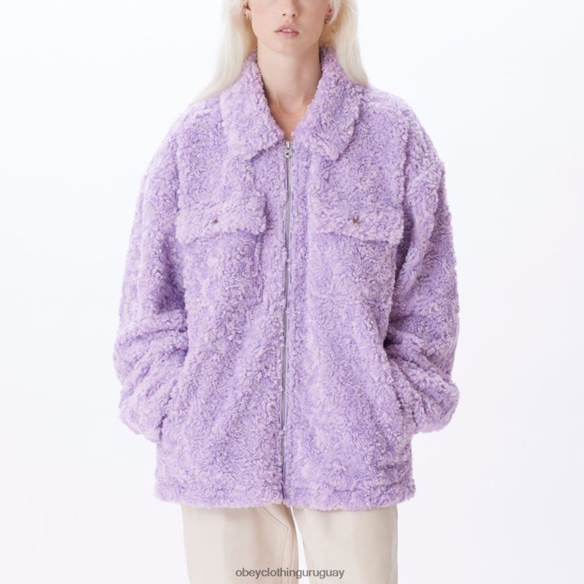 OBEY Rosa purpura mujer chaqueta brenda 28XT8J645