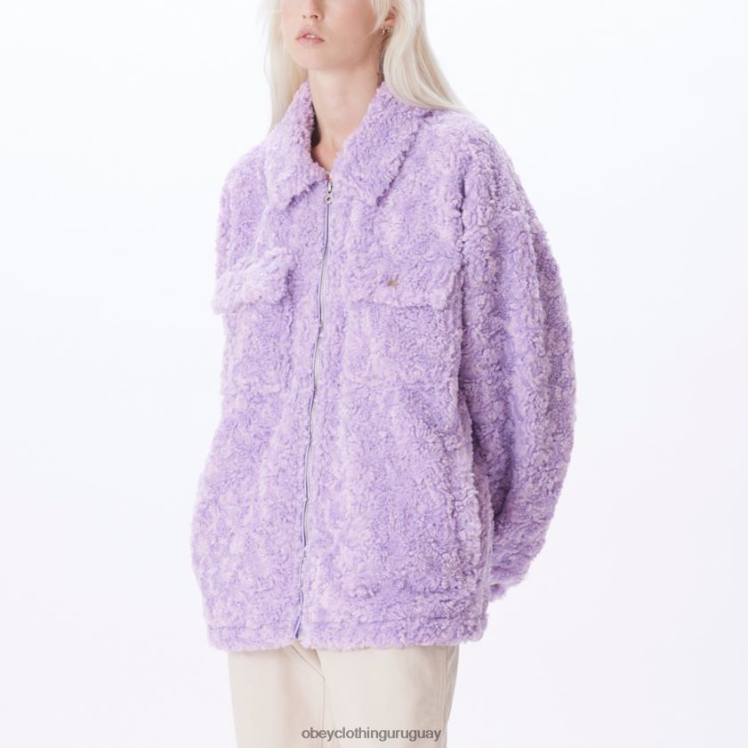 OBEY Rosa purpura mujer chaqueta brenda 28XT8J645
