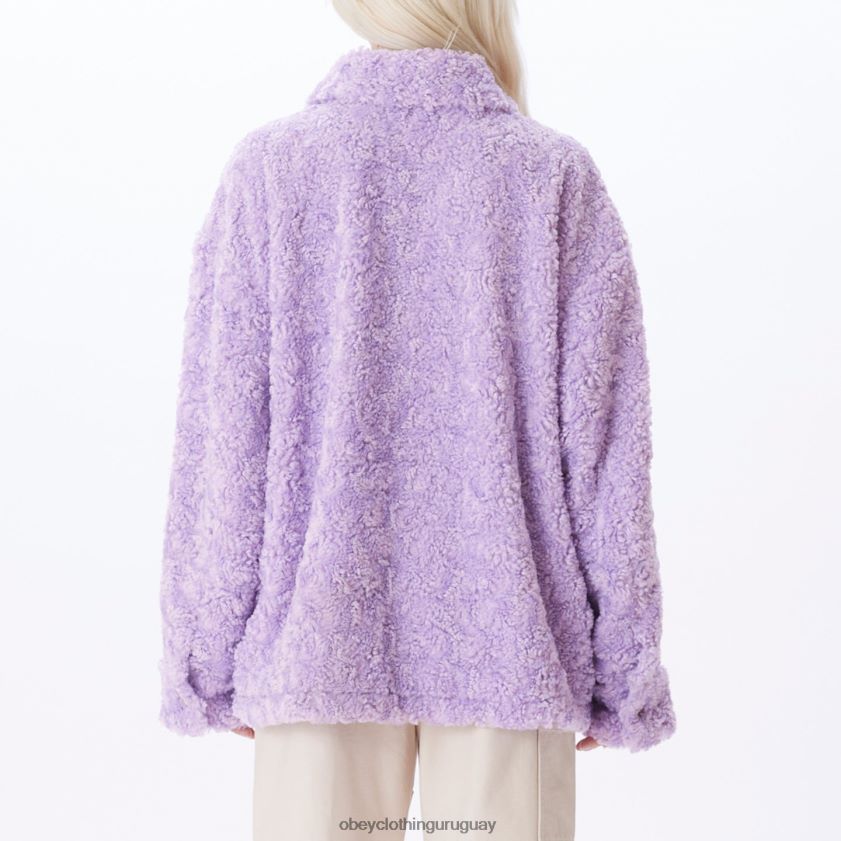 OBEY Rosa purpura mujer chaqueta brenda 28XT8J645