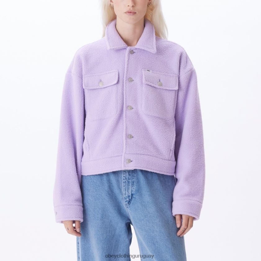 OBEY Rosa purpura mujer chaqueta melanie 28XT8J667