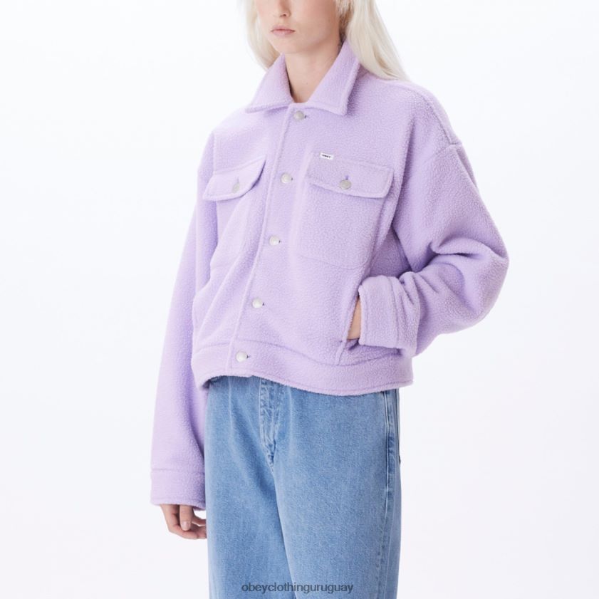 OBEY Rosa purpura mujer chaqueta melanie 28XT8J667