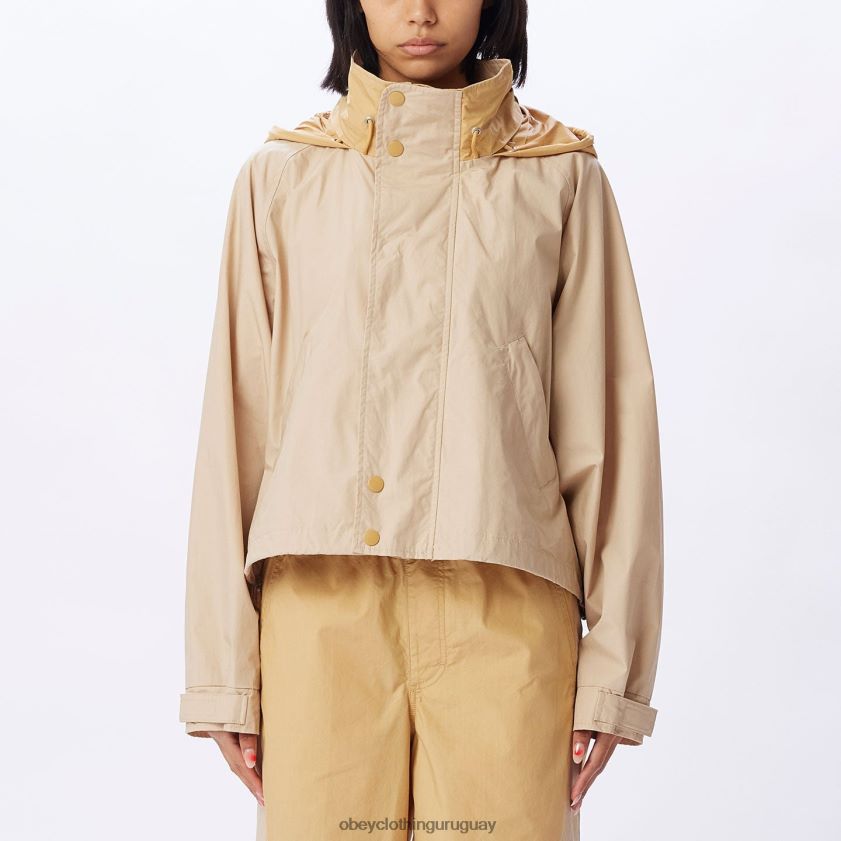 OBEY crema irlandesa mujer parka corta dylan 28XT8J642