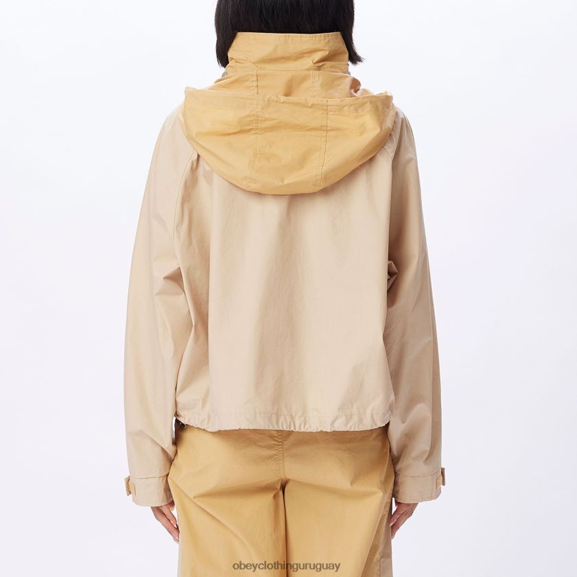 OBEY crema irlandesa mujer parka corta dylan 28XT8J642