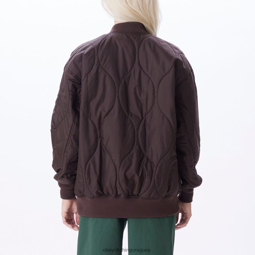 OBEY java marrón mujer chaqueta bomber daybreak ma-1 28XT8J658