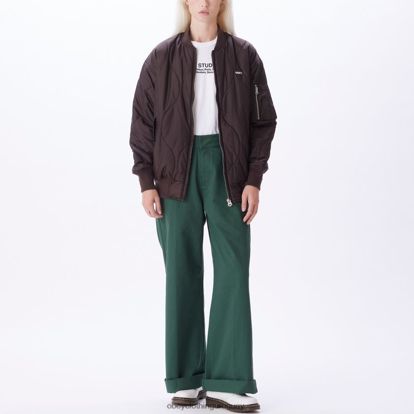 OBEY java marrón mujer chaqueta bomber daybreak ma-1 28XT8J658