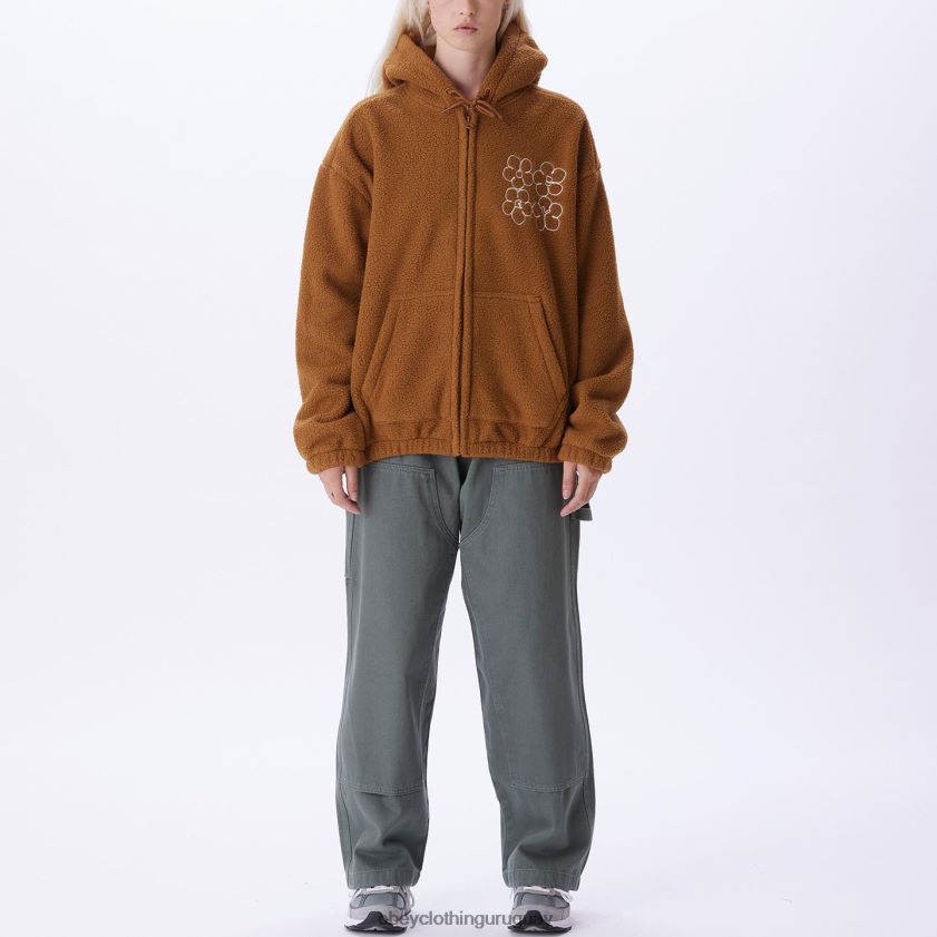 OBEY madera de catechu mujer chaqueta con capucha oportunidad 28XT8J653