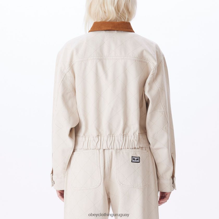 OBEY sin blanquear mujer chaqueta ariana 28XT8J662