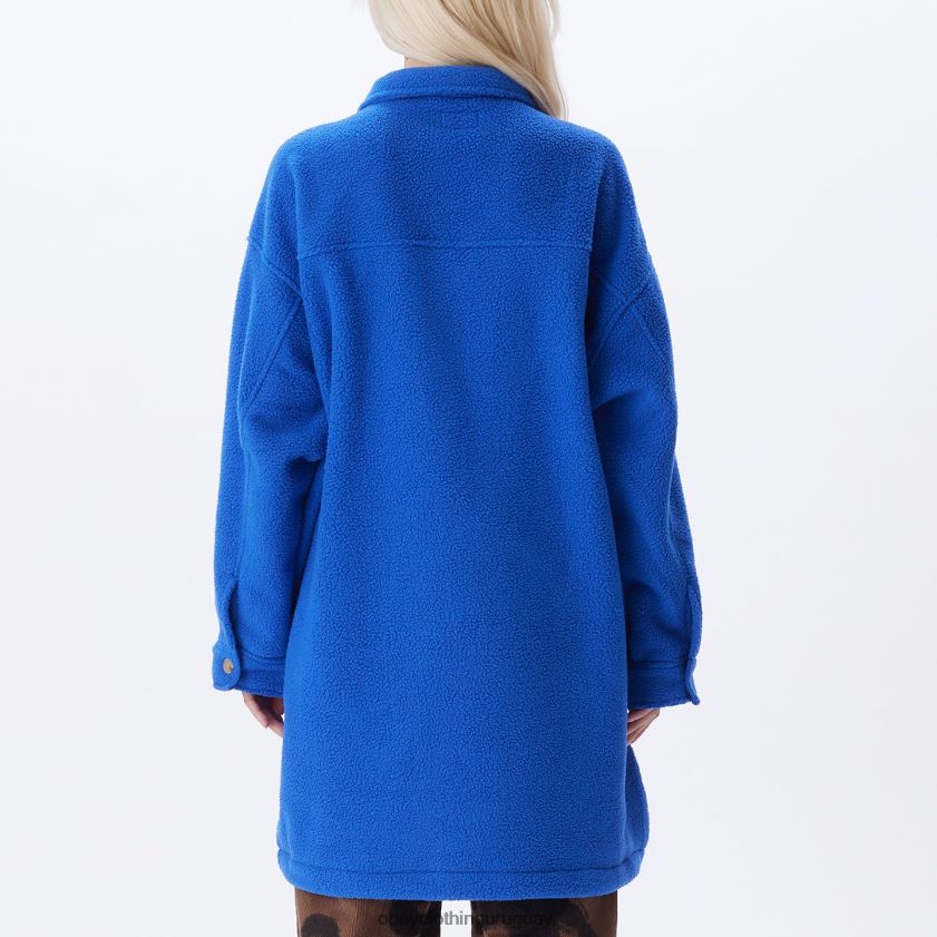 OBEY surf azul mujer chaqueta tipo camisa brooklyn 28XT8J663