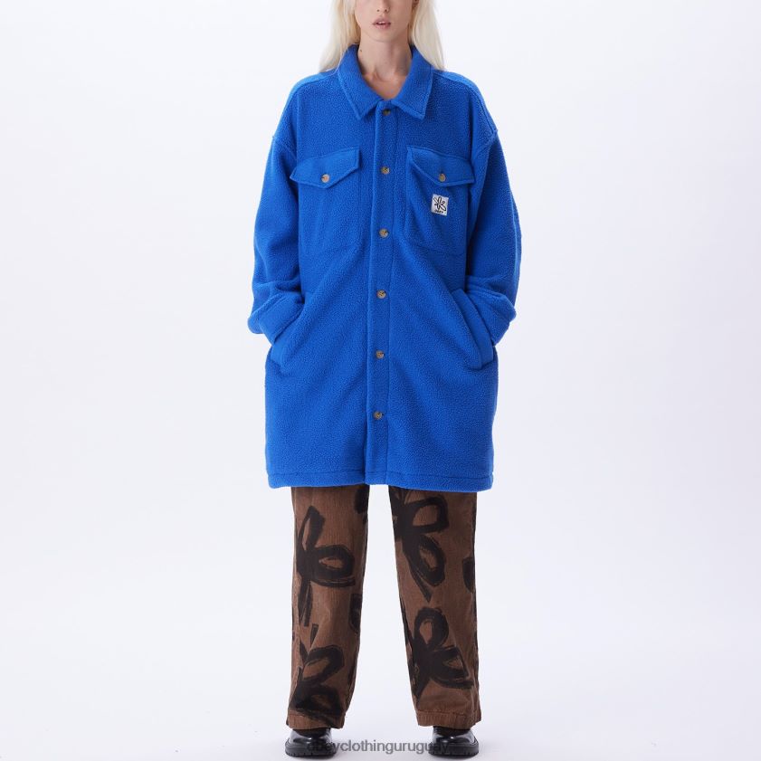 OBEY surf azul mujer chaqueta tipo camisa brooklyn 28XT8J663