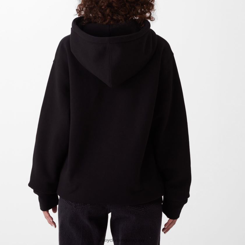 OBEY negro mujer sudadera con capucha mariposa mundial ii 28XT8J713